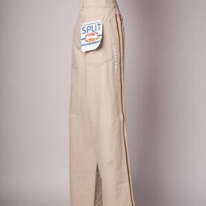 1990s Deadstock Split Skateboarding Tan Baggy Pants